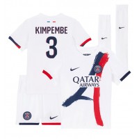 Paris Saint-Germain Presnel Kimpembe #3 Bortatröja Barn 2024-25 Kortärmad (+ Korta byxor)